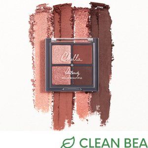 🌈4/$20 NEW Chella + Velabeauty Blushing Rose Eyeshadow Palette Travel $20.00